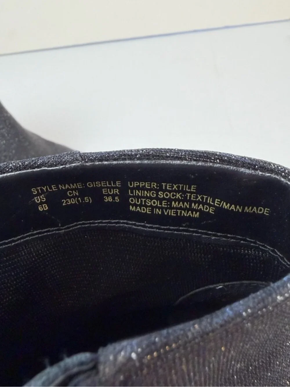 KATE SPADE GISELLE BLACK METALLIC HEEL ANKLE BOOTIE BOOTS WOMENS POINTY TOE 6B